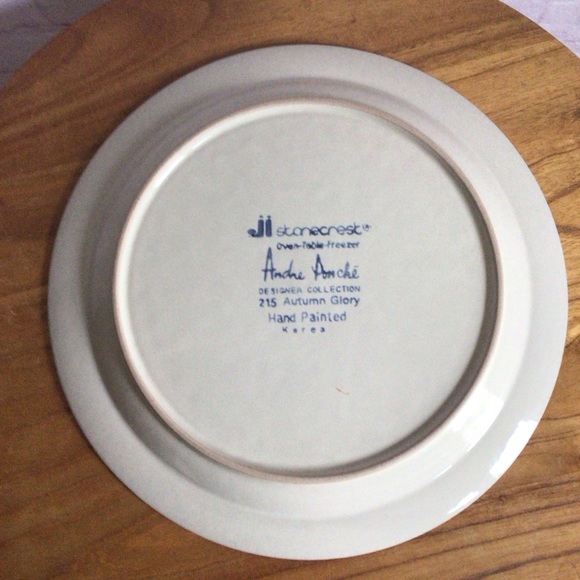 Vintage Stonecrest Autumn Glory Dinner Plates - Set of 2 - Picture 7 of 8